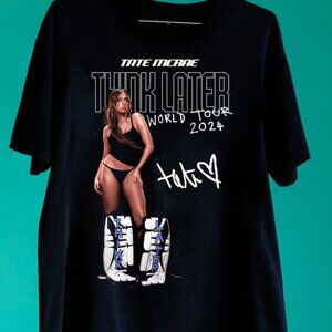 Tate McRae Think Later World Tour 2024 Music Fan Gift Concert T-Shirt92